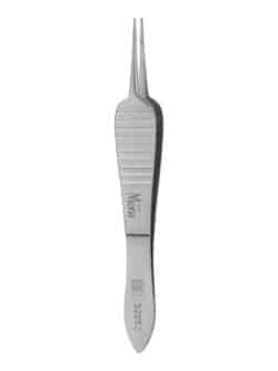 Moria Paufique Forceps - Straight with 1x2 Teeth and Tying Platform