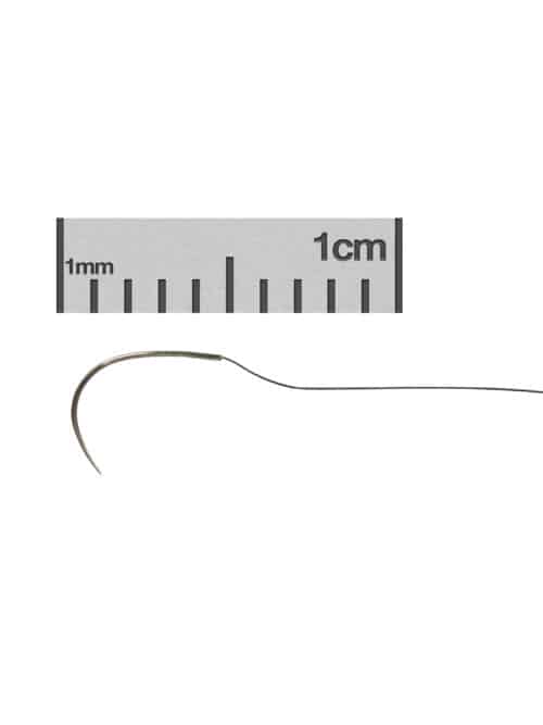 Microsurgical Needles with Suture Thread Attached Size 9-0