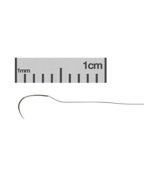 Microsurgical Needles with Suture Thread Attached Size 11-0