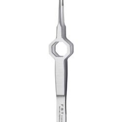 Octagon Forceps  Straight  Serrated