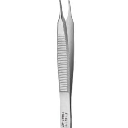 Fine Forceps  Curved  1x2 Teeth