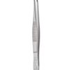 Graefe Forceps  Curved  Titanium