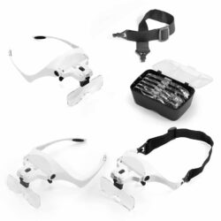 Interchangeable Magnifier Headset with LED