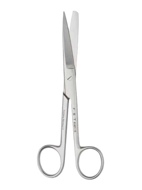 Student Surgical Scissors Straight - 13cm Straight Tips Sharp-Blunt