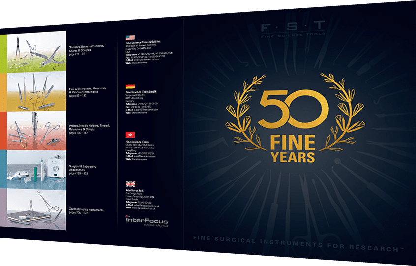 Fine Science Tools UK InterFocus Distributor, with free delivery.